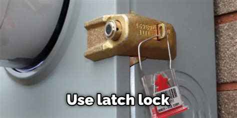 how to unlock electric meter box lock|electric meter lock removal tool.